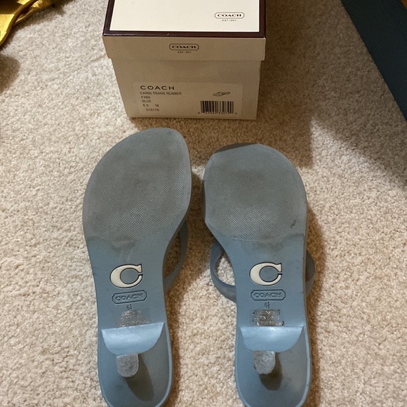 Coach blue sandals - Picture 3 of 3